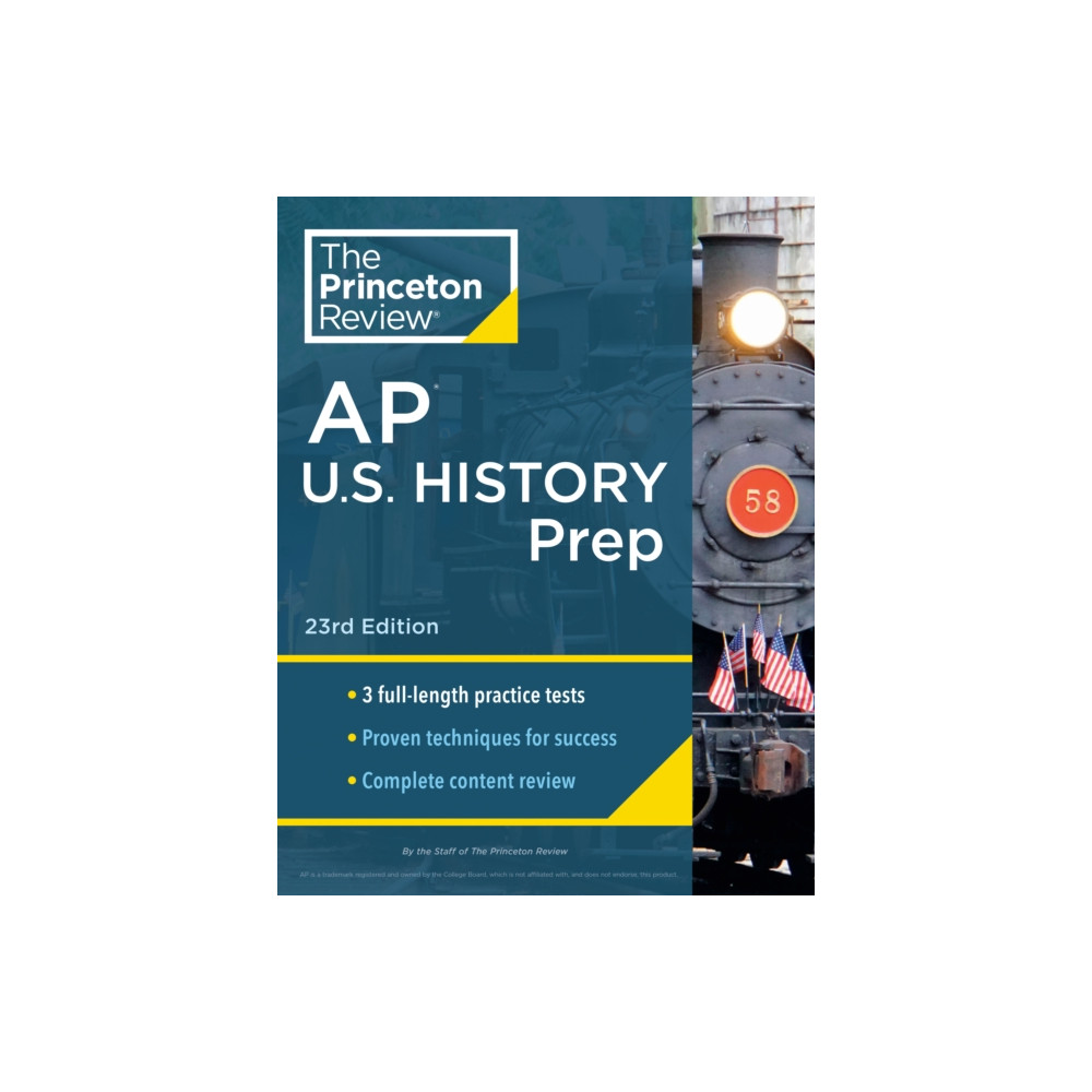 Produktbild för Princeton Review AP U.S. History Prep, 2024 (häftad, eng)