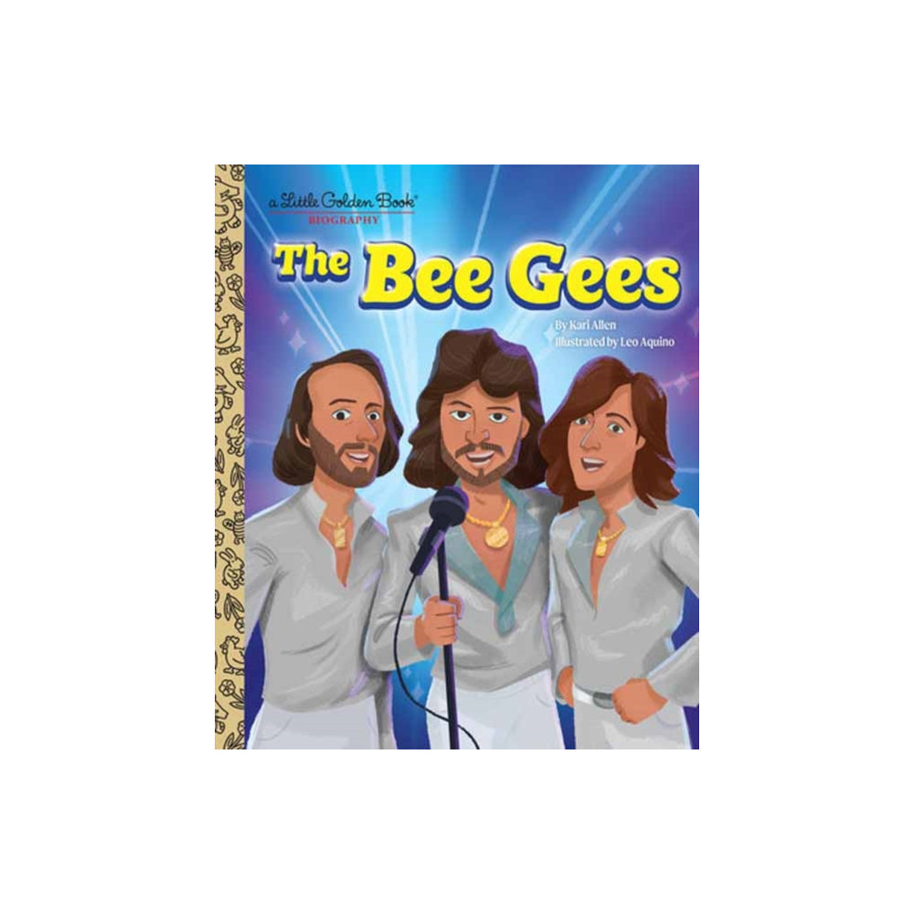 Produktbild för The Bee Gees: A Little Golden Book Biography (inbunden, eng)