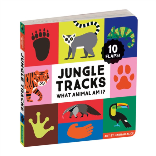 Galison Jungle Tracks Lift-the-Flap Board Book (bok, board book, eng)