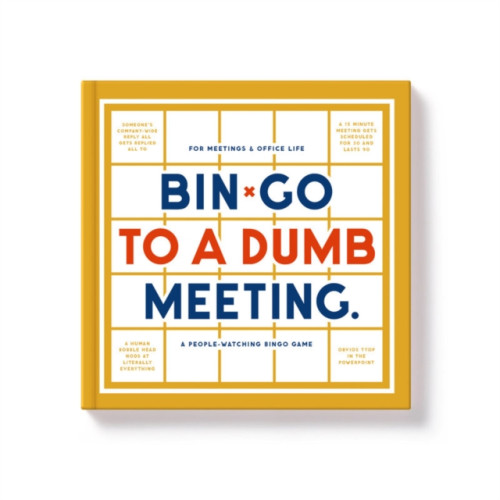 Galison Bin-go To A Dumb Meeting Bingo book