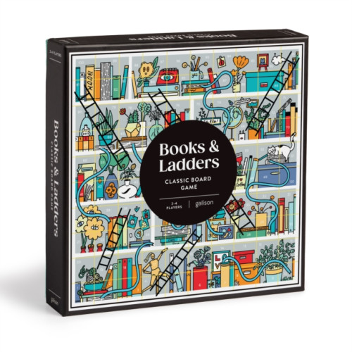 Galison Books and Ladders Classic Board Game