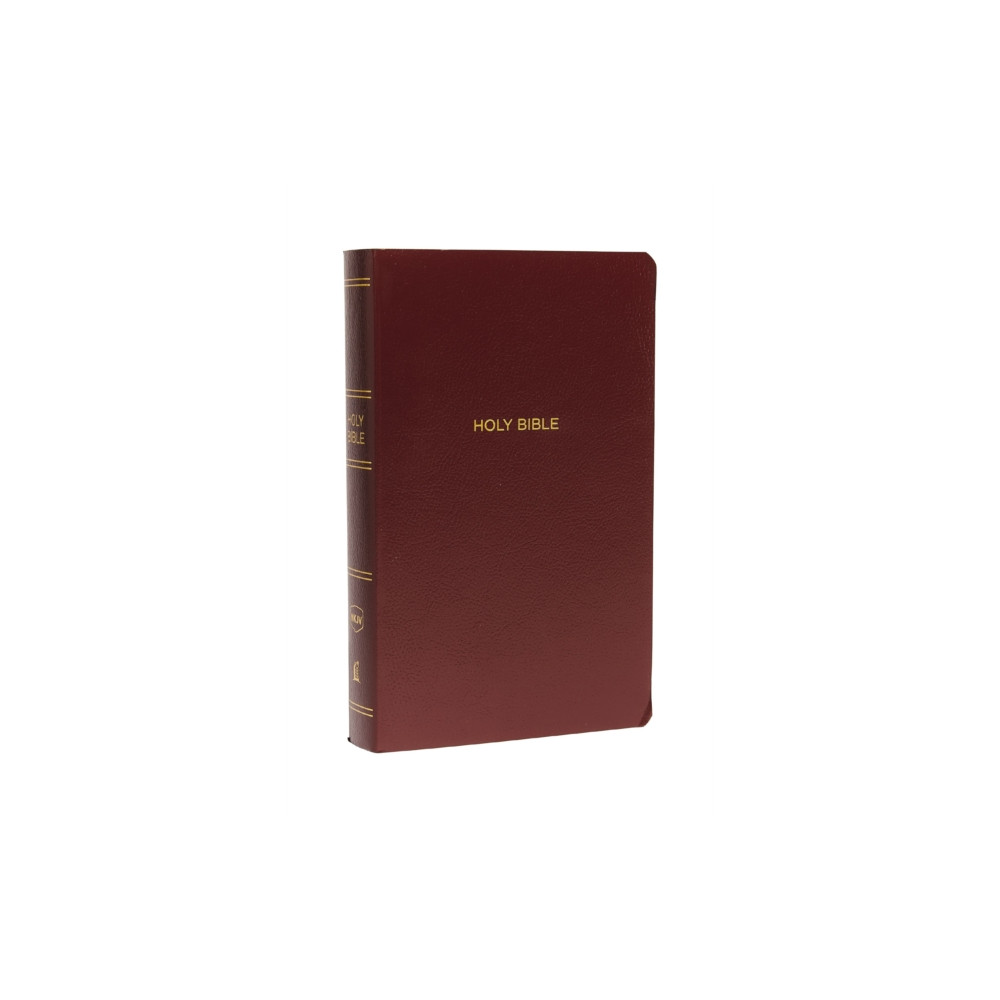 Produktbild för NKJV, Gift and Award Bible, Leather-Look, Burgundy, Red Letter, Comfort Print (häftad, eng)