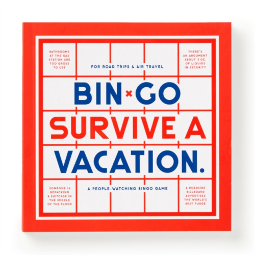 Galison Bin-Go Survive a Vacation Bingo Book