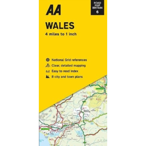 AA Publishing Road Map Wales