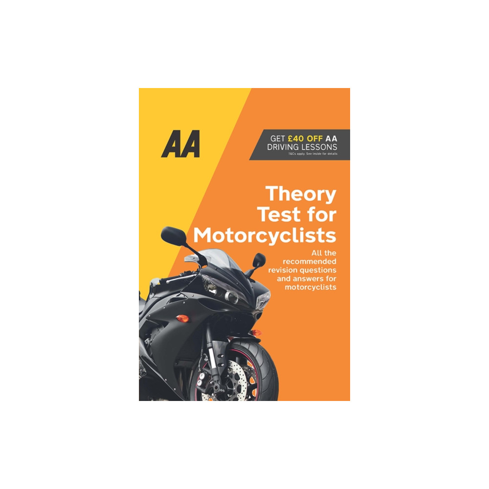 Produktbild för AA Theory Test for Motorcyclists (häftad, eng)