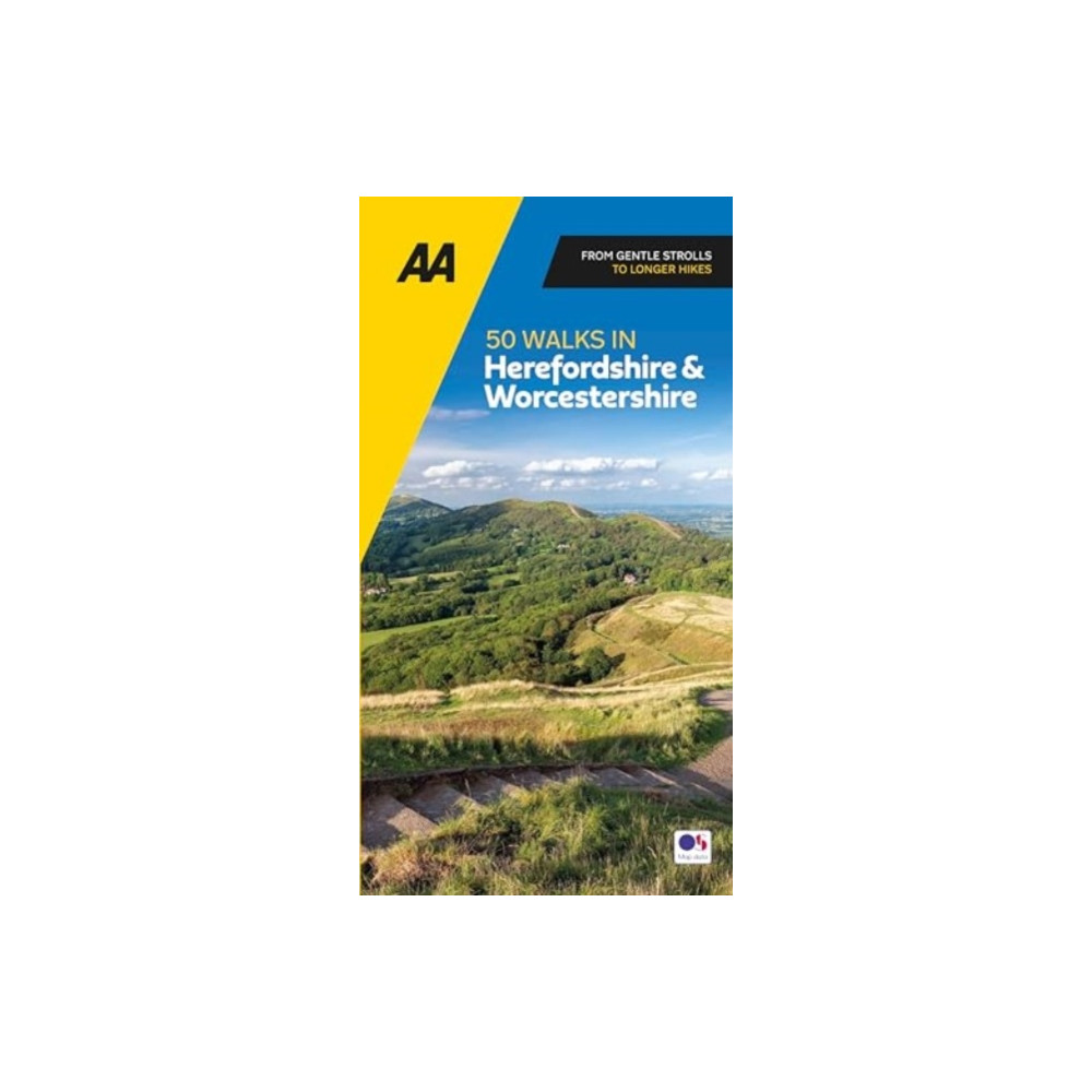Produktbild för AA 50 Walks in Herefordshire & Worcestershire (häftad, eng)