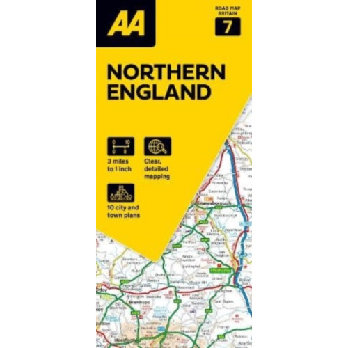 AA Publishing AA Road Map Northern England