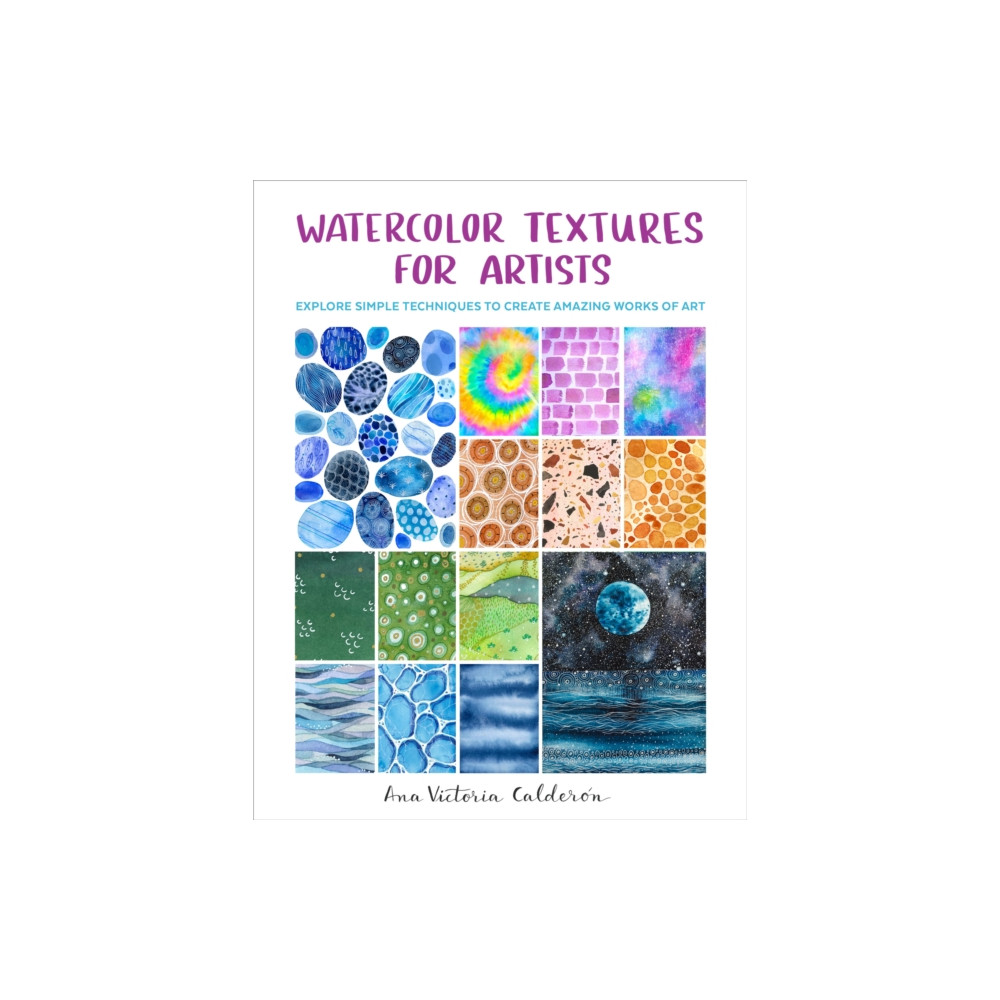 Produktbild för Watercolor Textures for Artists (häftad, eng)