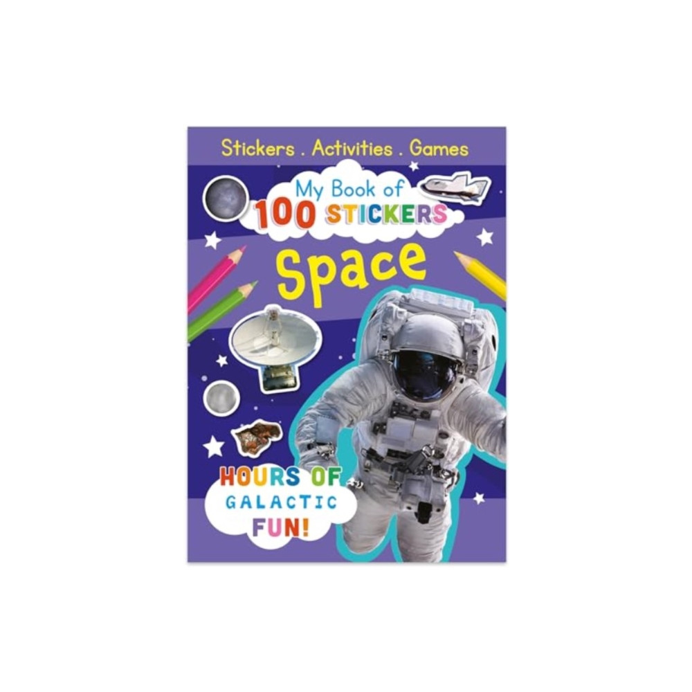 Produktbild för My Book of 100 Stickers: Space (häftad, eng)
