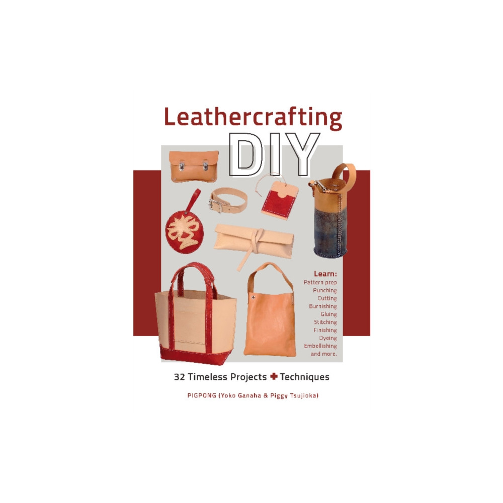 Produktbild för Leathercrafting DIY (häftad, eng)