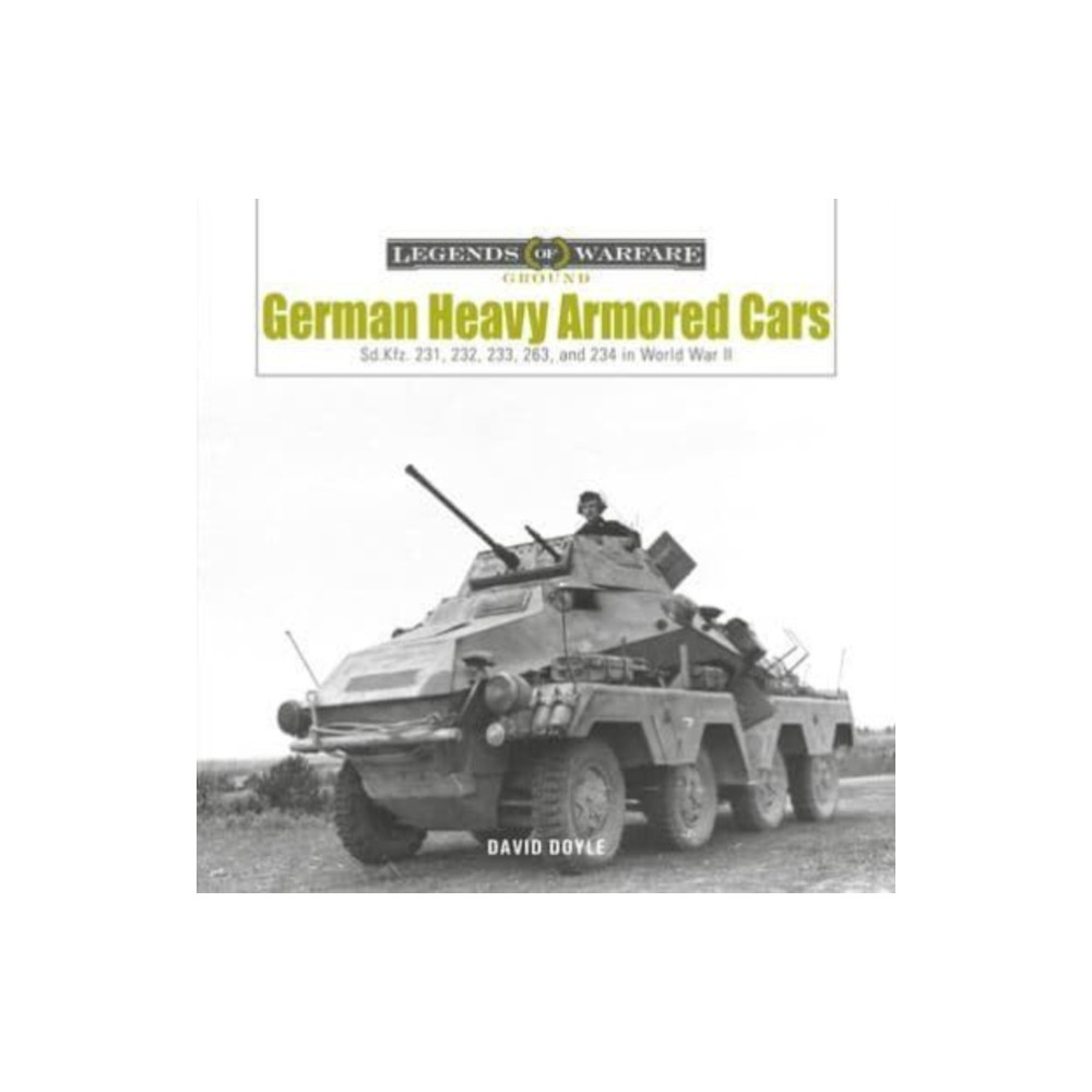 Produktbild för German Heavy Armored Cars (inbunden, eng)