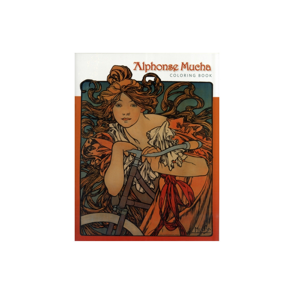 Produktbild för Alphonse Mucha Colouring Book (häftad, eng)
