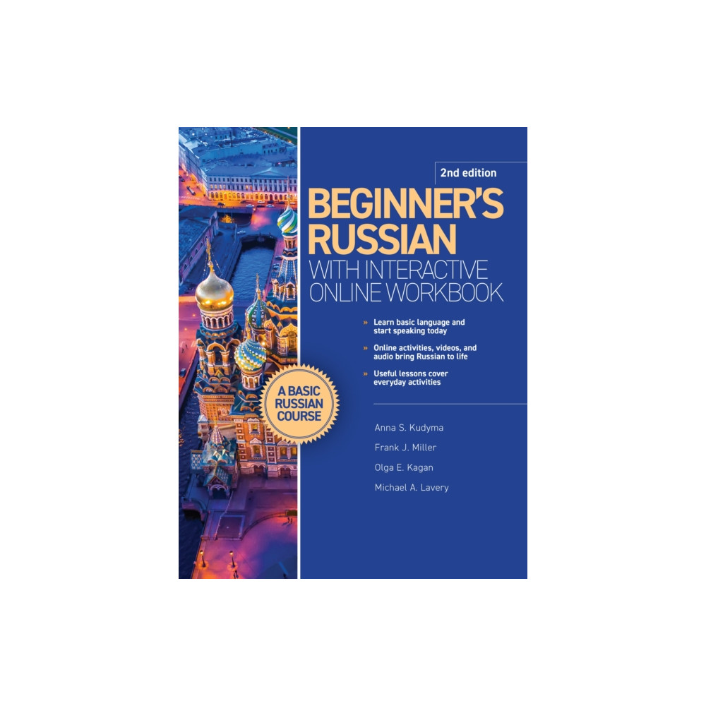 Produktbild för Beginner's Russian with Interactive Online Workbook, 2nd edition (häftad, eng)