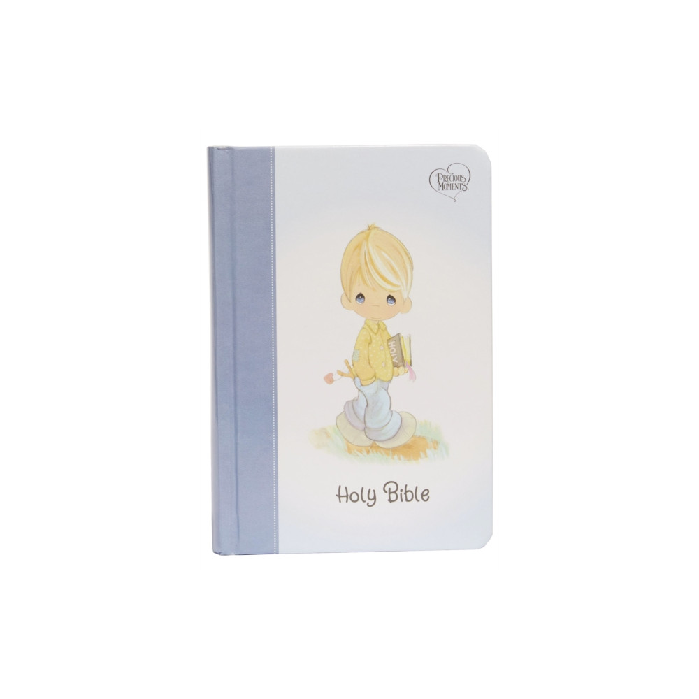 Produktbild för NKJV, Precious Moments Small Hands Bible, Hardcover, Blue, Comfort Print (inbunden, eng)