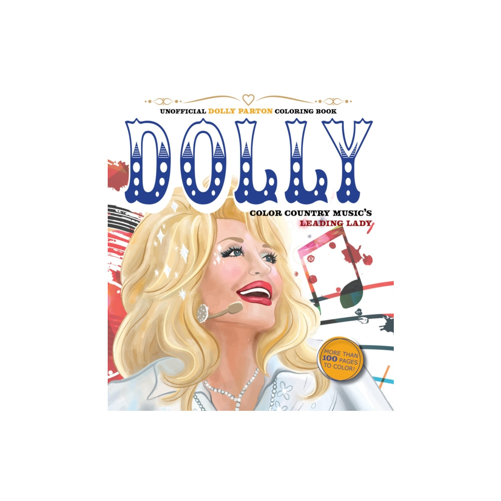 Produktbild för Unofficial Dolly Parton Coloring Book (häftad, eng)