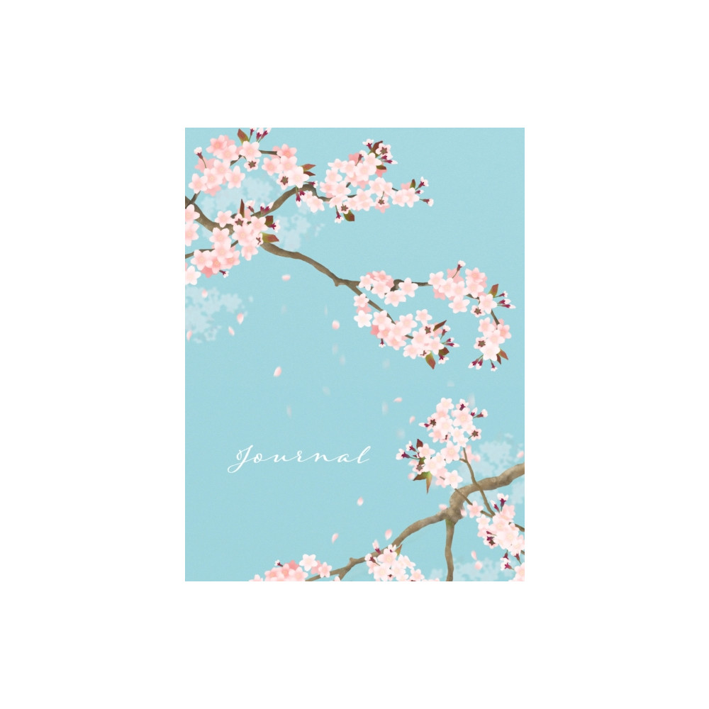 Produktbild för Spring Cherry Blossoms Journal (häftad, eng)