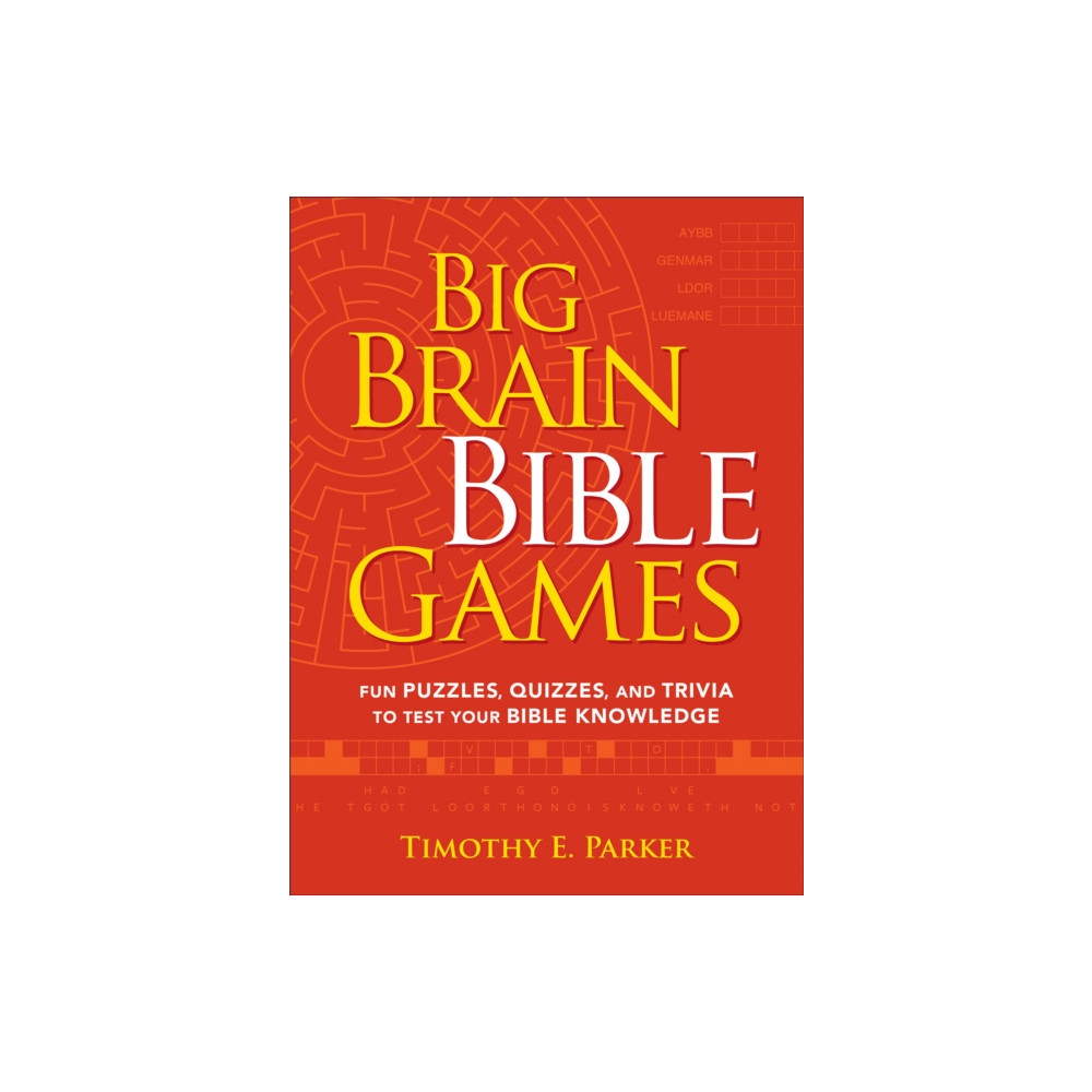 Produktbild för Big Brain Bible Games – Fun Puzzles, Quizzes, and Trivia to Test Your Bible Knowledge (häftad, eng)
