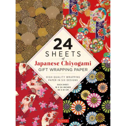 Tuttle Publishing Japanese Chiyogami Gift Wrapping Paper - 24 Sheets (häftad, eng)