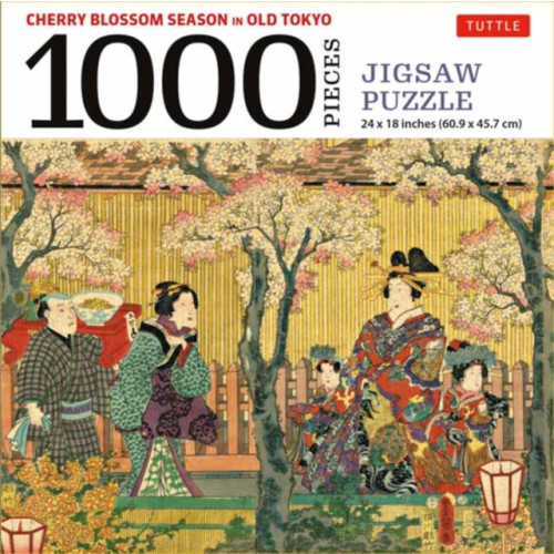 Tuttle Publishing Cherry Blossom Season in Old Tokyo- 1000 Piece Jigsaw Puzzle