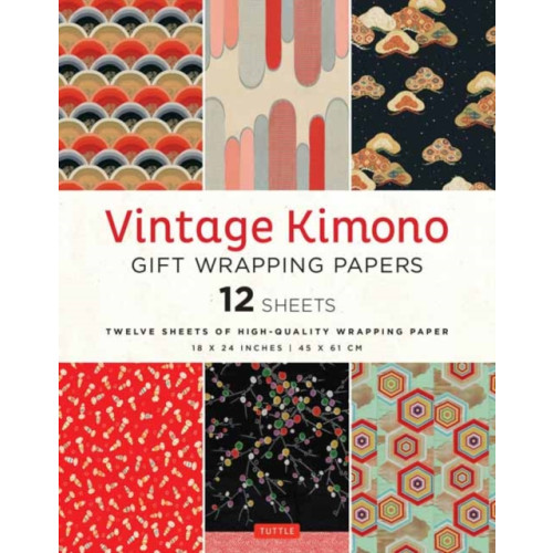 Tuttle Publishing Vintage Kimono Gift Wrapping Papers - 12 sheets (häftad, eng)