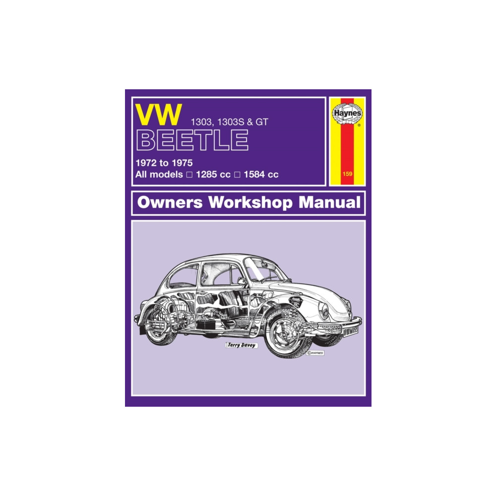 Produktbild för VW Beetle 1303, 1303S & GT (72 - 75) Haynes Repair Manual (häftad, eng)