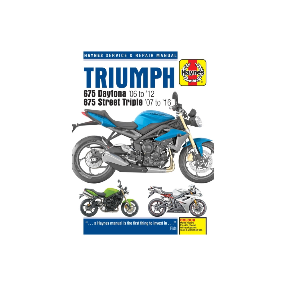 Produktbild för Triumph 675 Daytona (06 - 12) & Street Triple (07 - 16) (häftad, eng)
