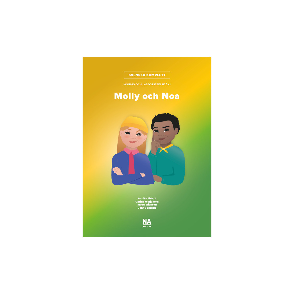 Produktbild för Svenska Komplett – Läsning och läsförståelse åk 1 – Molly och Noa - Kombinerad bok (inbunden)