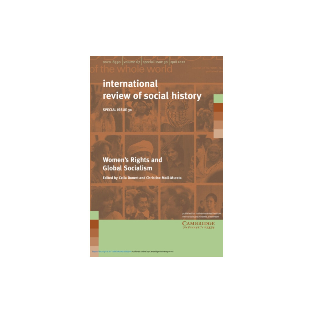 Produktbild för Women's Rights and Global Socialism: Volume 30, Part 1 (häftad, eng)