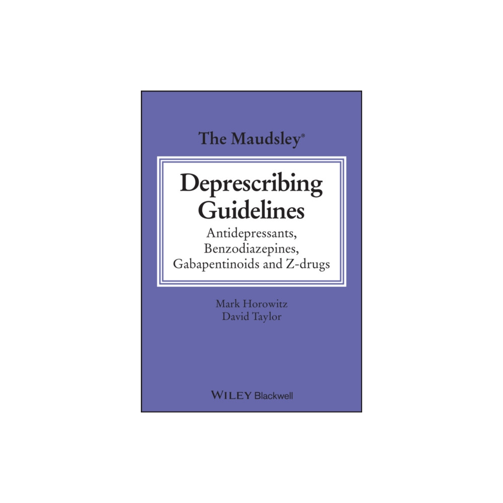 Produktbild för The Maudsley Deprescribing Guidelines (häftad, eng)