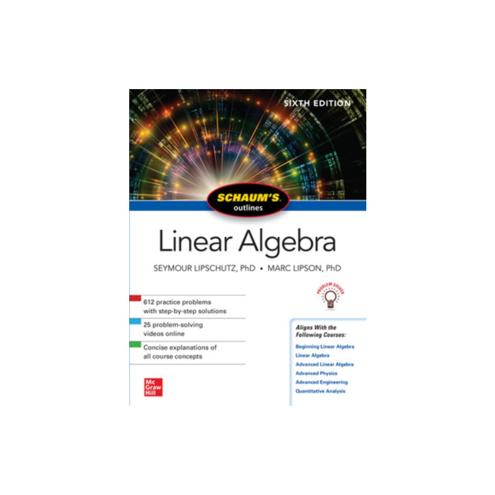 Produktbild för Schaum's Outline of Linear Algebra, Sixth Edition (häftad, eng)