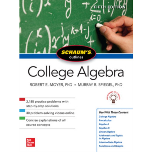 McGraw-Hill Education Schaum's Outline of College Algebra, Fifth Edition (häftad, eng)