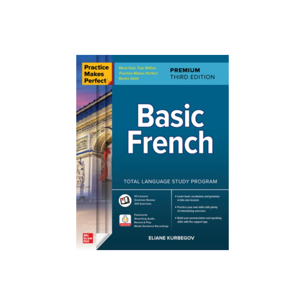 Produktbild för Practice Makes Perfect: Basic French, Premium Third Edition (häftad, eng)