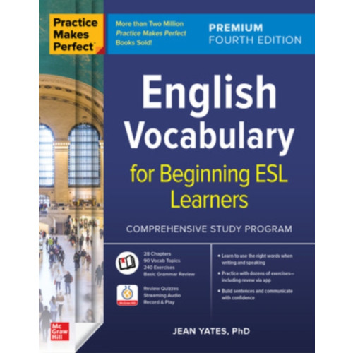 McGraw-Hill Education Practice Makes Perfect: English Vocabulary for Beginning ESL Learners, Premium Fourth Edition (häftad, eng)