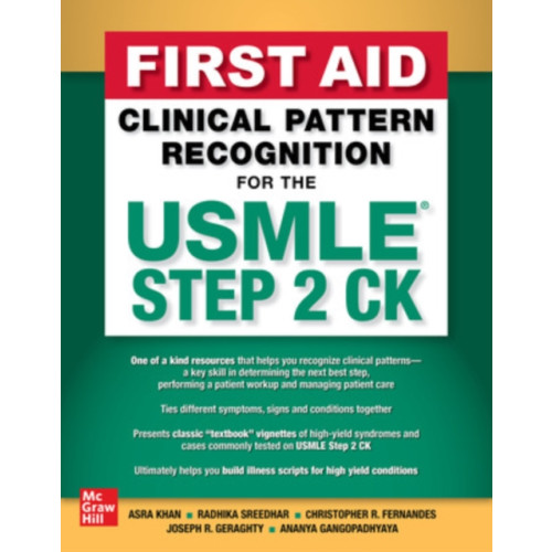 McGraw-Hill Education First Aid Clinical Pattern Recognition for the USMLE Step 2 CK (inbunden, eng)