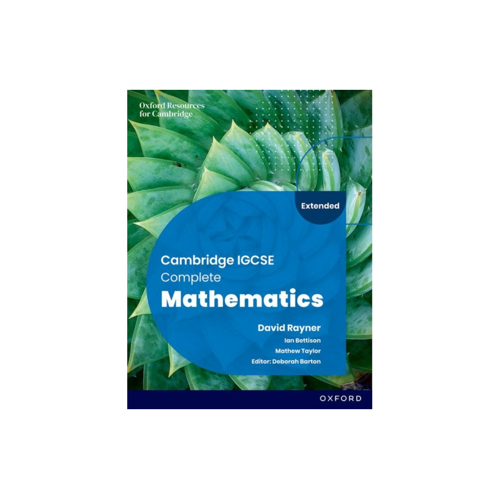 Produktbild för Cambridge IGCSE Complete Mathematics Extended: Student Book Sixth Edition (häftad, eng)