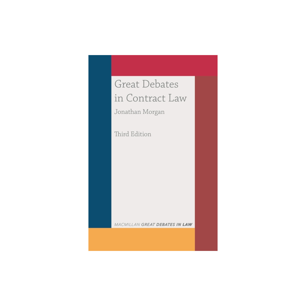 Produktbild för Great Debates in Contract Law (häftad, eng)
