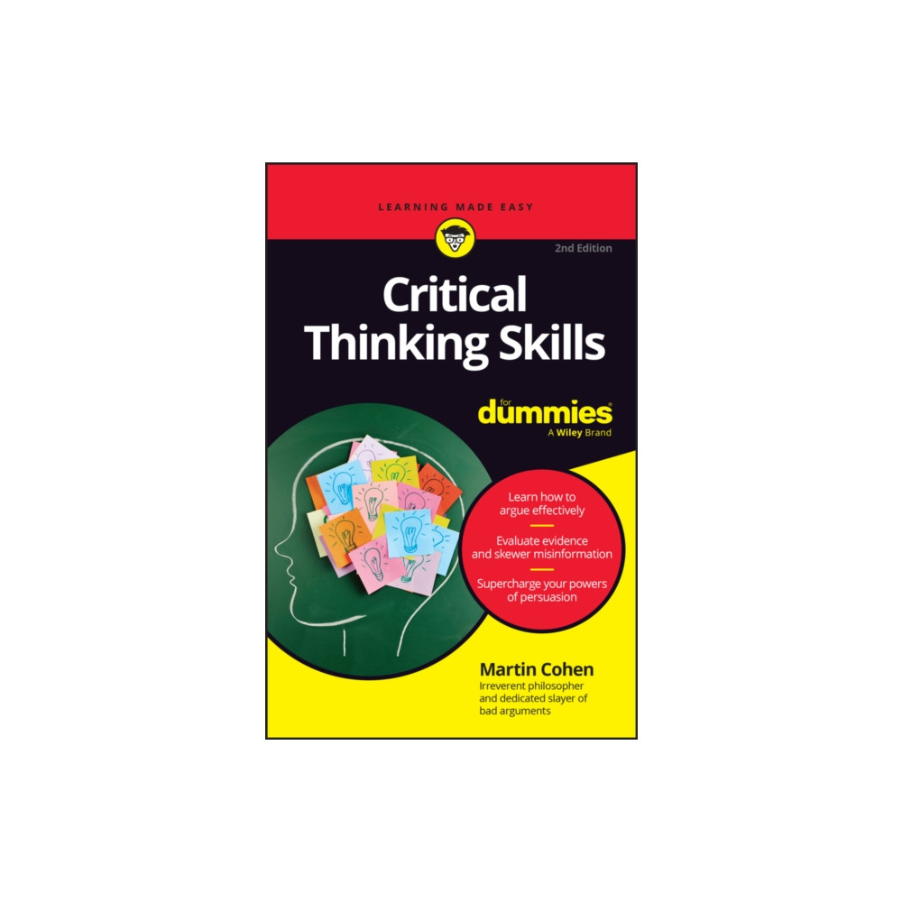 Produktbild för Critical Thinking Skills For Dummies (häftad, eng)
