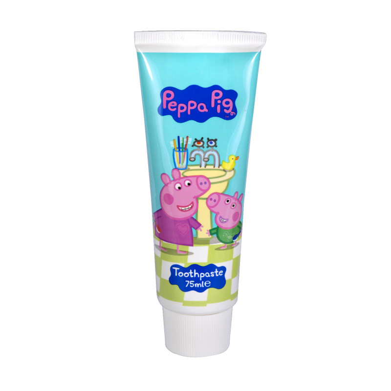Produktbild för Peppa Pig Tandkräm jordgubb 6+
