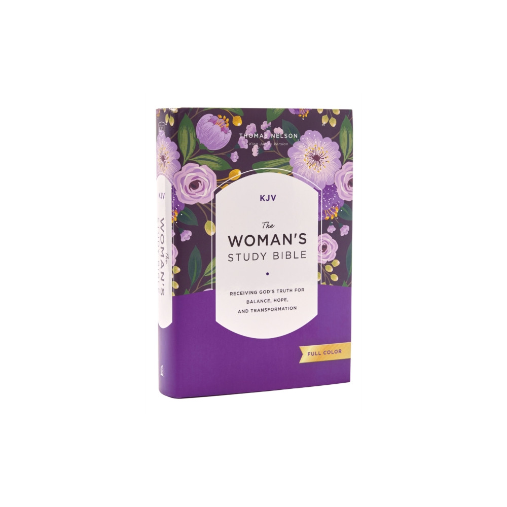 Produktbild för KJV, The Woman's Study Bible, Hardcover, Red Letter, Full-Color Edition, Comfort Print (inbunden, eng)