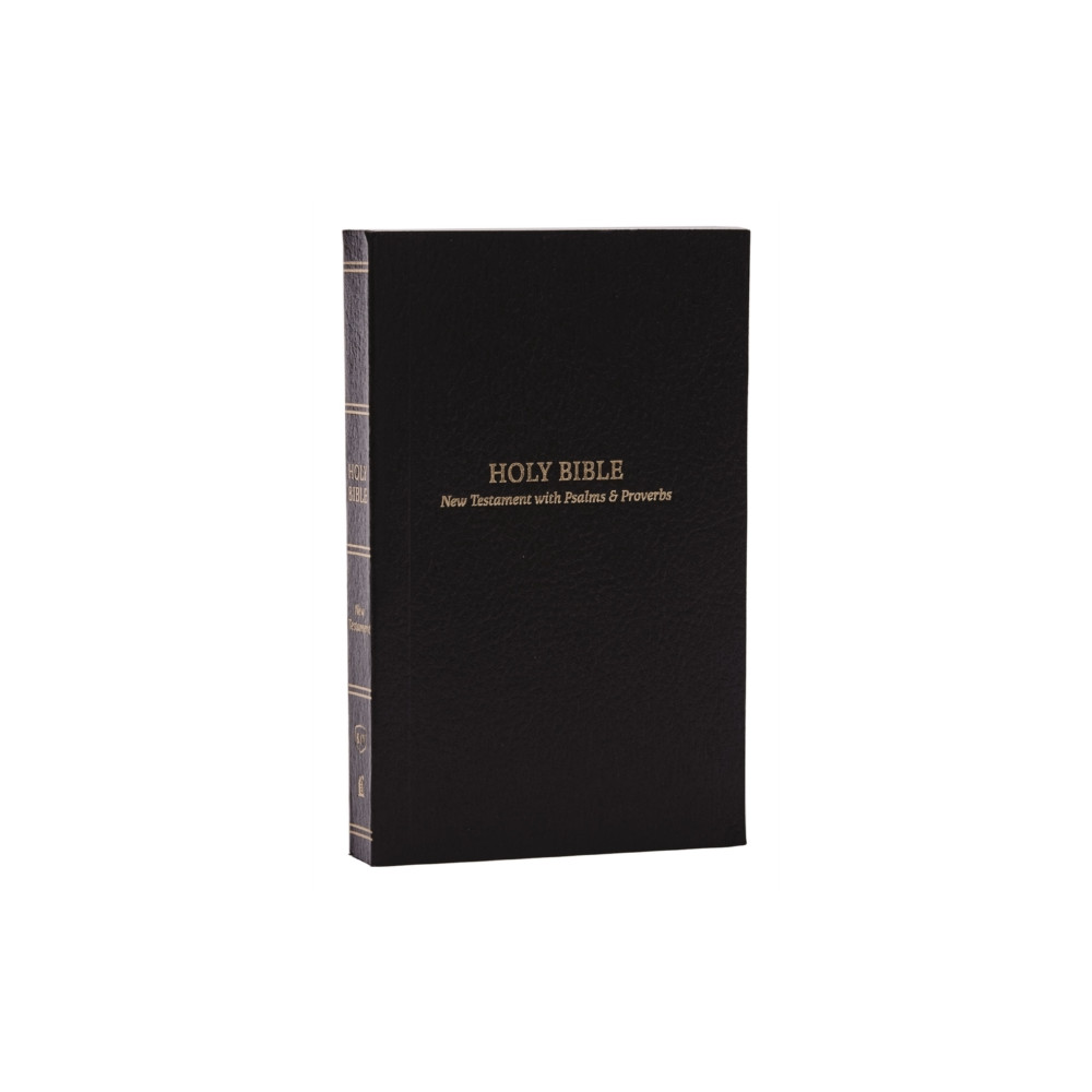Produktbild för KJV Holy Bible: Pocket New Testament with Psalms and Proverbs, Black Softcover, Red Letter, Comfort Print: King James Version (häftad, eng)