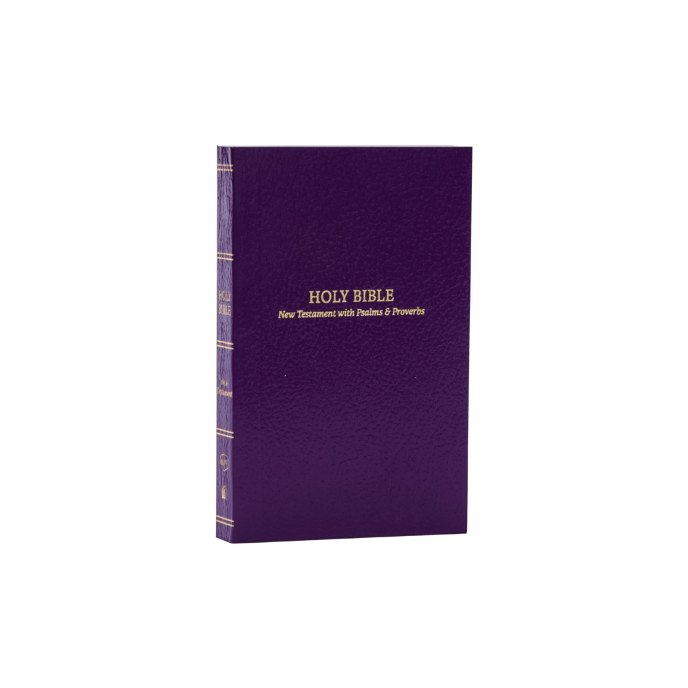 Produktbild för KJV Holy Bible: Pocket New Testament with Psalms and Proverbs, Purple Softcover, Red Letter, Comfort Print: King James Version (häftad, eng)