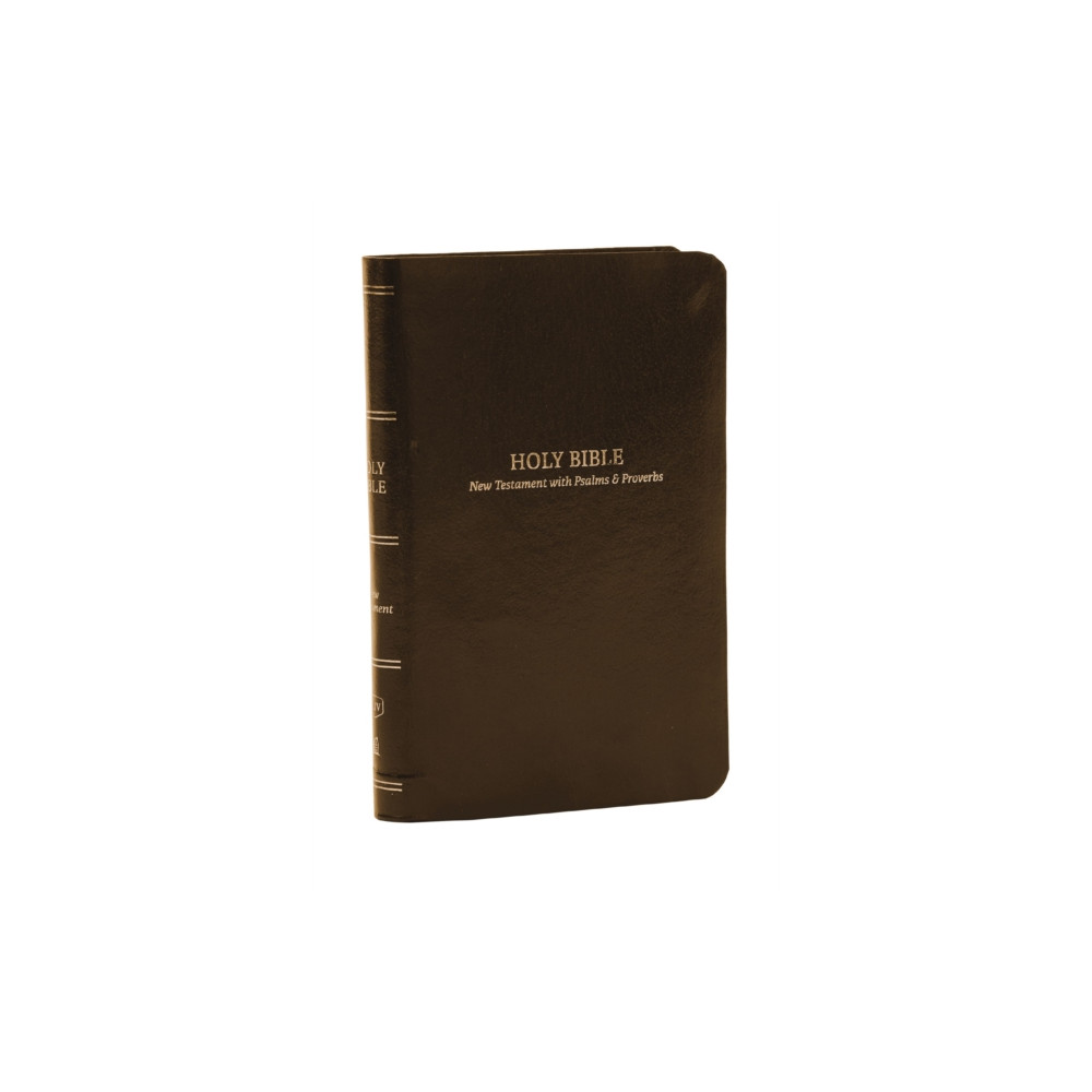 Produktbild för KJV Holy Bible: Pocket New Testament with Psalms and Proverbs, Brown Leatherflex, Red Letter, Comfort Print: King James Version (häftad, eng)