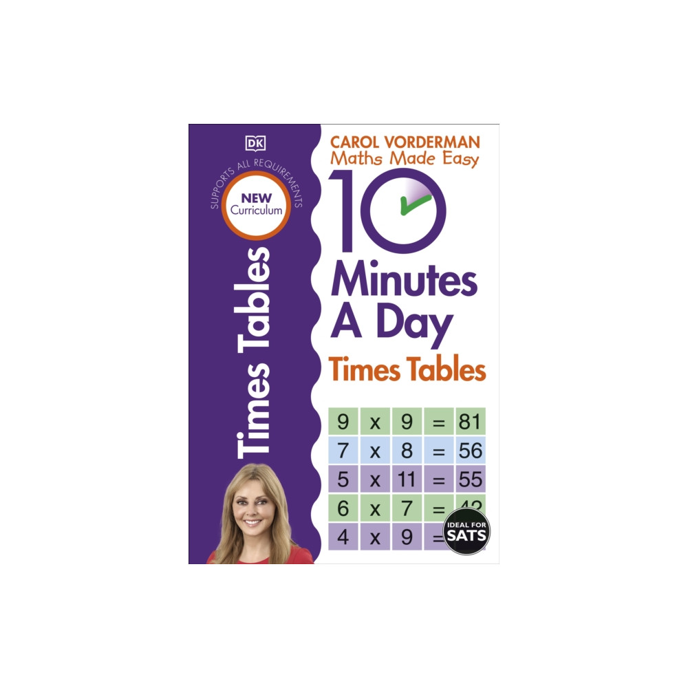 Produktbild för 10 Minutes A Day Times Tables, Ages 9-11 (Key Stage 2) (häftad, eng)