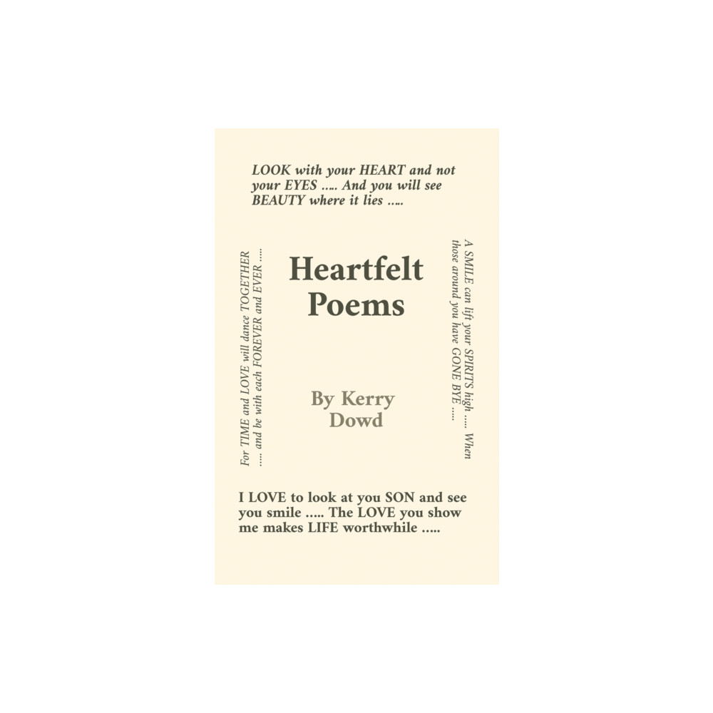 Produktbild för Heartfelt Poems (häftad, eng)