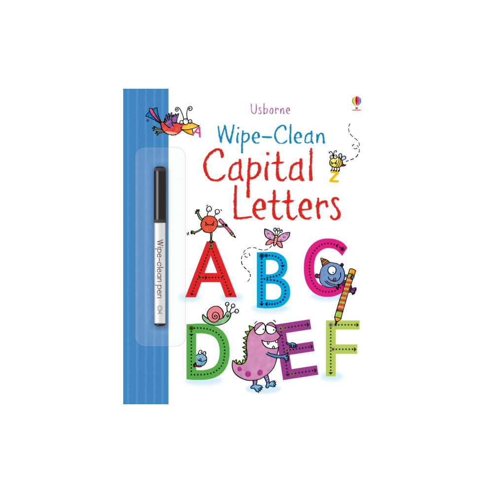 Produktbild för Wipe-Clean Capital Letters (häftad, eng)