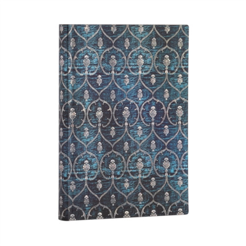 paperblanks Blue Velvet Midi Unlined Journal (häftad, eng)