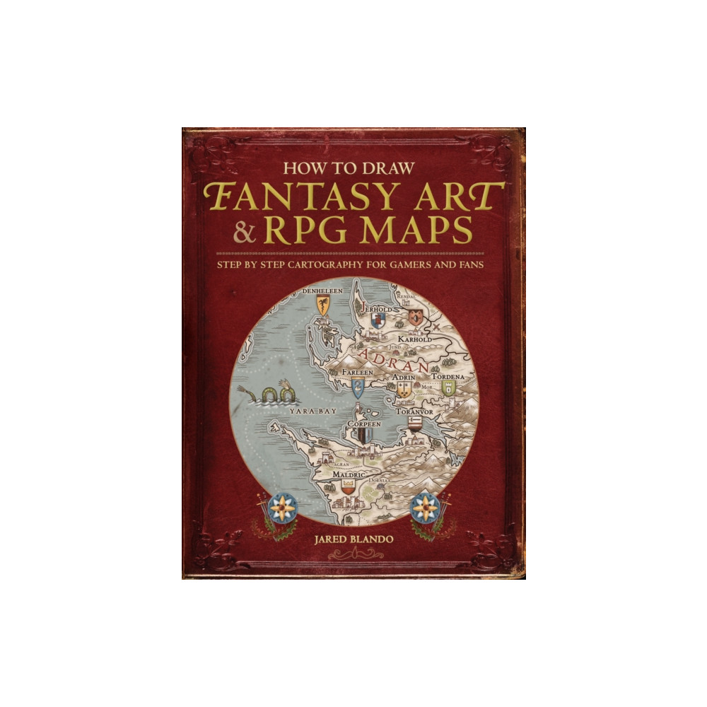 Produktbild för How to Draw Fantasy Art and RPG Maps (häftad, eng)