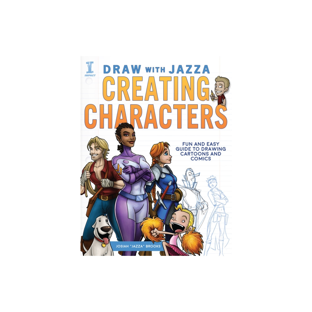 Produktbild för Draw With Jazza - Creating Characters (häftad, eng)
