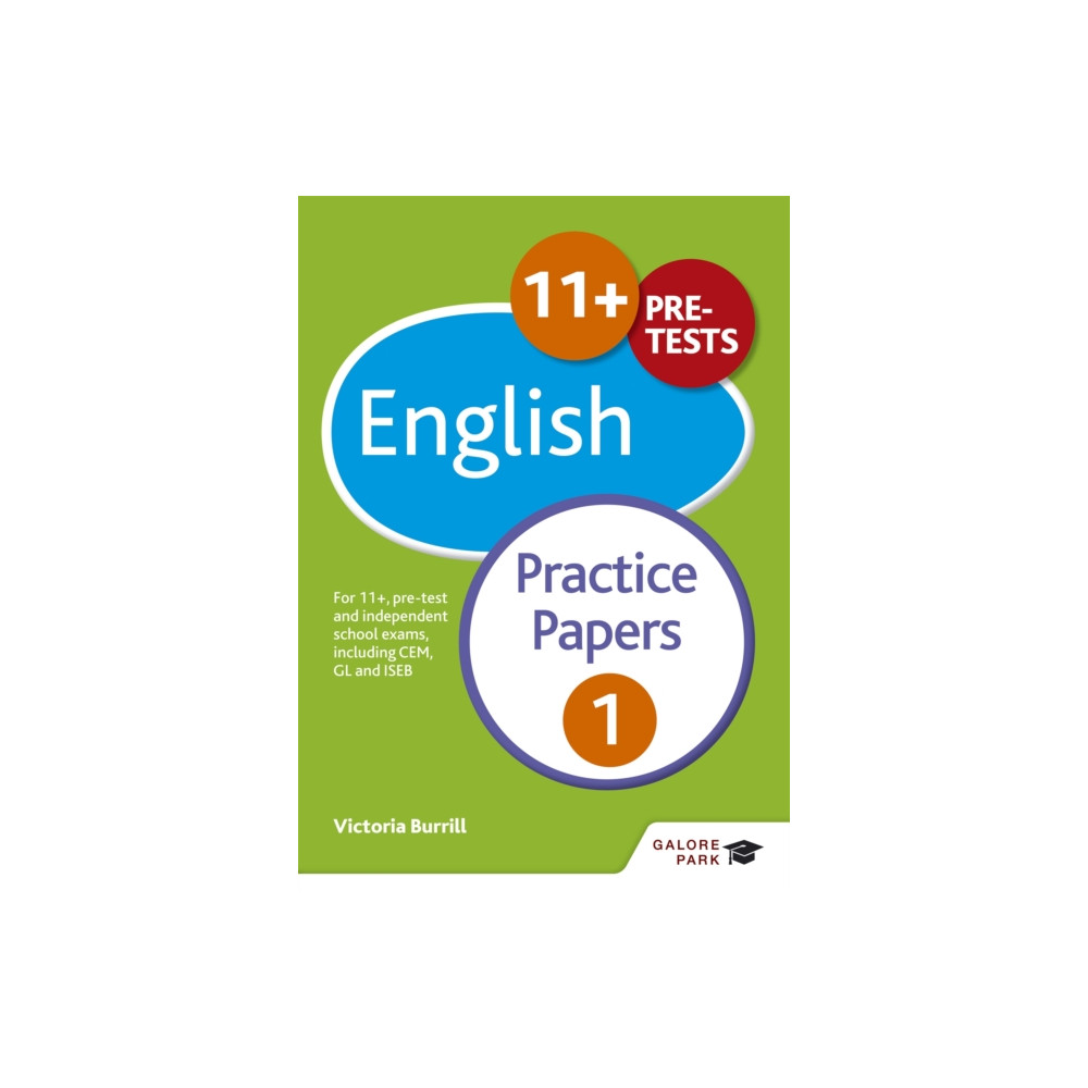 Produktbild för 11+ English Practice Papers 1 (häftad, eng)