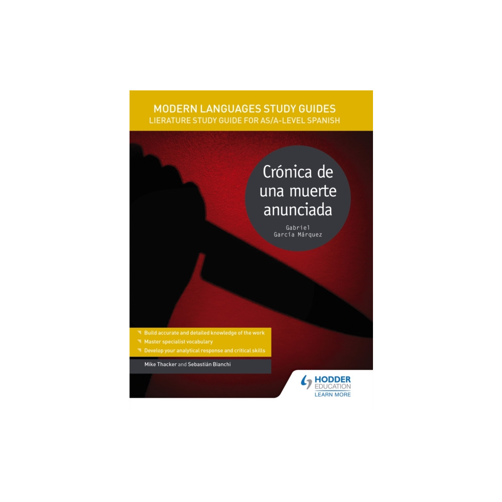 Produktbild för Modern Languages Study Guides: Cronica de una muerte anunciada (häftad, eng)